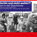 Das Plakat zum Wettbewerbsthema 2024/25 „Bis hierhin und nicht weiter!? Grenzen in der Geschichte"