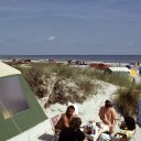 Campingurlaub in Prerow, 1989/90. Foto: Rolf-Peter Frischmann