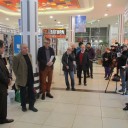 Jörg Ganzenmüller, Klaus Bergmann, Axel Doßmann und Julia Miehe (nicht im Bild) eröffnen die Ausstellung, Foto: Gero Fedtke