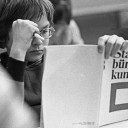 Schüler im Staatsbürgerkundeunterricht der Klasse 8 in den 1970er Jahren.