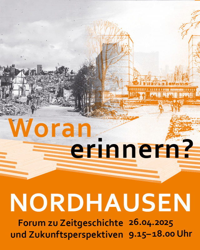 Plakat - Forum zu Zeitgeschichte und Zukunftsperspektiven Nordhausen.