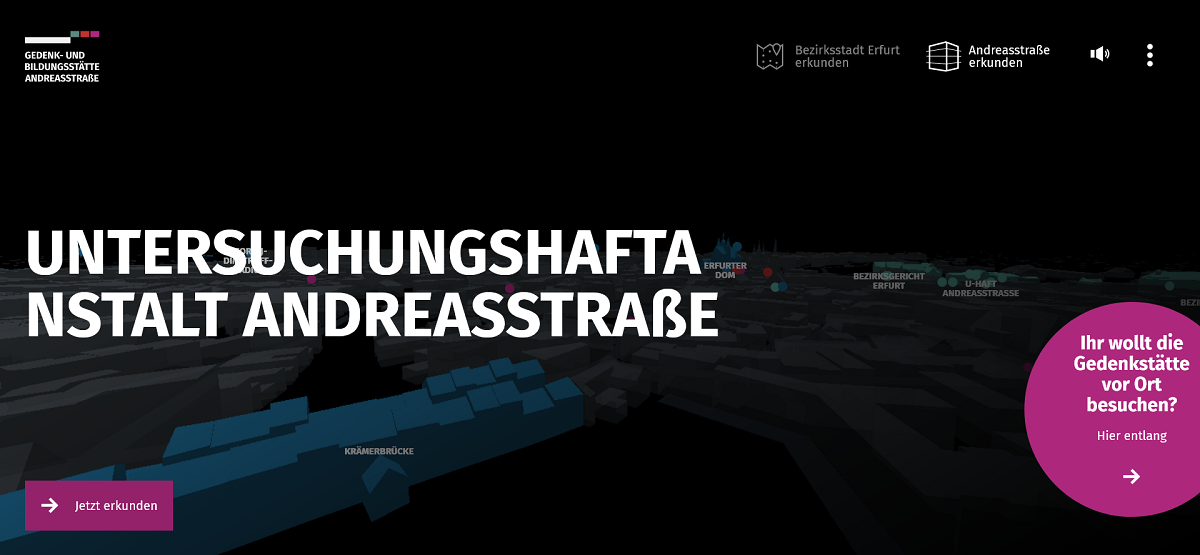 Vorschau Startbildschirm "Untersuchungshaftanstalt".